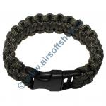 airsoft - Pásek Paracord zelený S