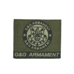 airsoft - GG nášivka obdélníková zelená